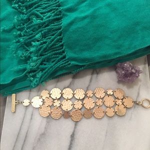 Fun Gold Coin Bracelet